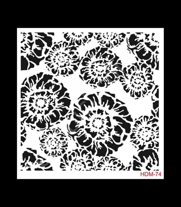 HDM74 Cadence Home Dekor Stencil 25x25