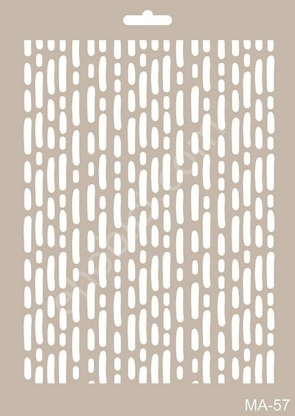 Cadence MA57 Mix Media Stencil - Resim 2