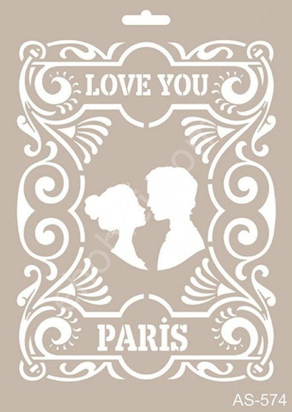 AS574 - Cadence A4 Stencil - Resim 2