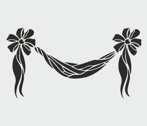 Border Desen Stencil Şablon (20x40) BR-028 ürün görseli