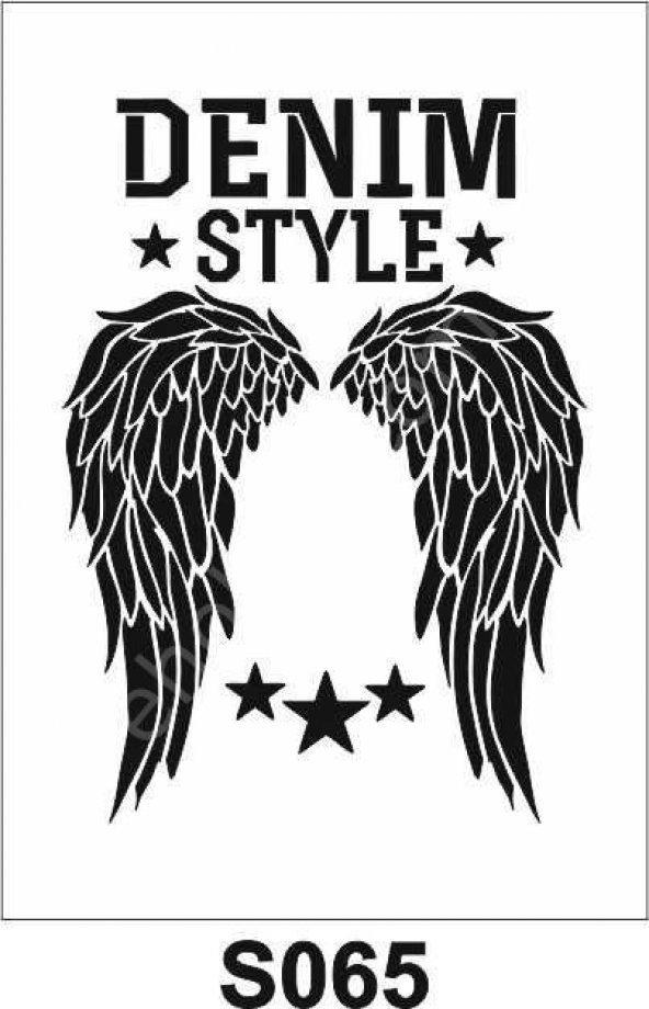 Diğer Karışık Desenler Stencil Şablon (21x30) S-065 ürün görseli