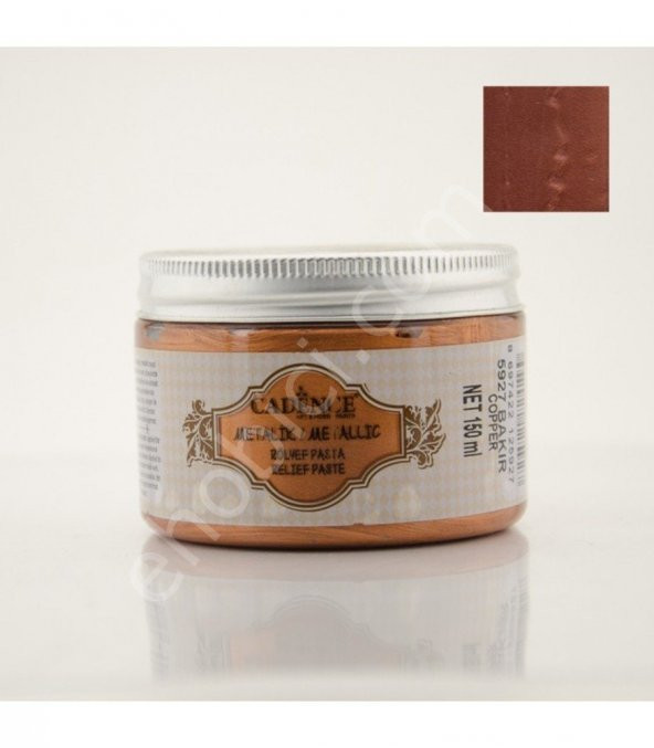 Cadence Metalik Rölyef Pasta 150ml 5927 Bakır