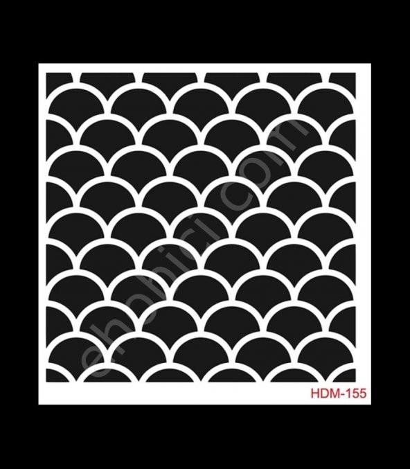 HDM155 Cadence Home Dekor Stencil 25x25