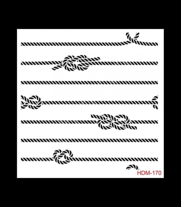 HDM170 Cadence Home Dekor Stencil 25x25 ürün görseli
