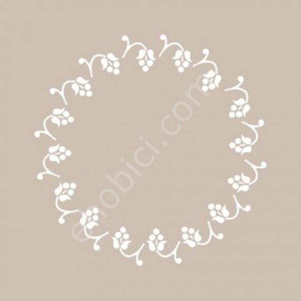 YB27 22x22 Cadence Yuvarlak Seri Stencil