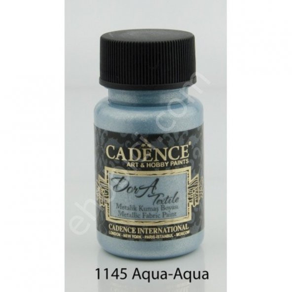 Cadence Dora Metalik Kumaş Boyası 1145 Aqua 50ml