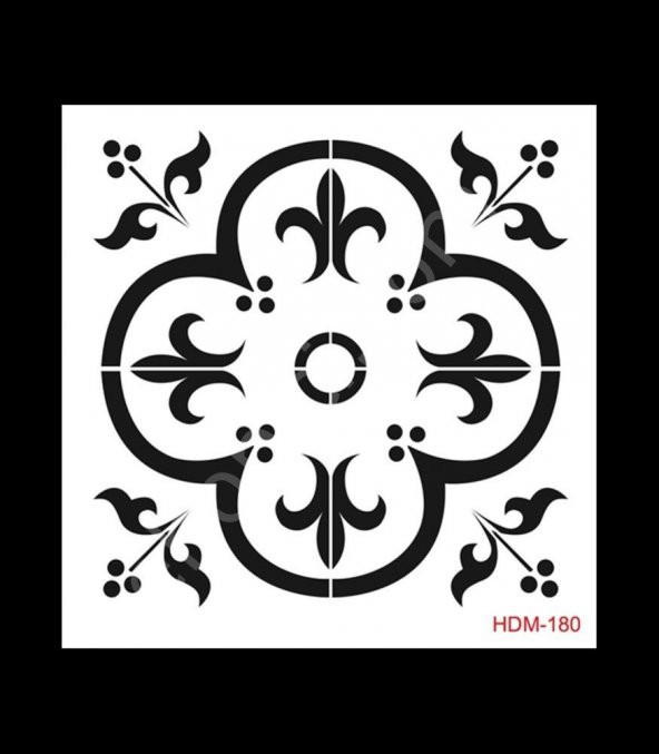 HDM180 Cadence Home Dekor Stencil 25x25