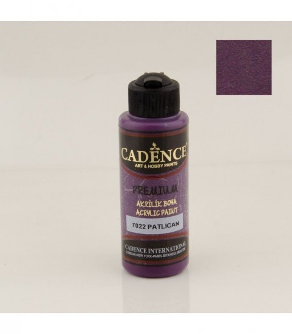 Cadence Akrilik Boya 7022 Patlıcan Ahşap Boyası 120ML