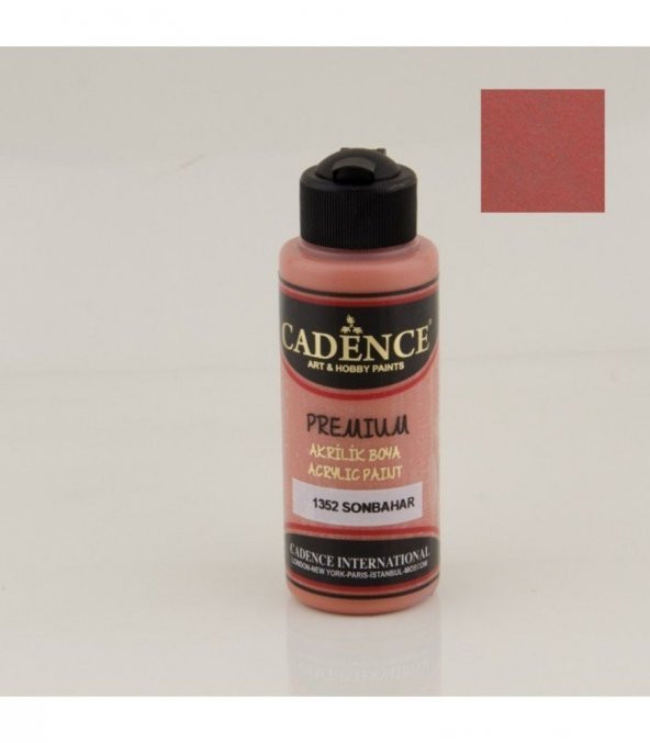 Cadence Akrilik Boya 1352 Sonbahar Ahşap Boyası 120ML