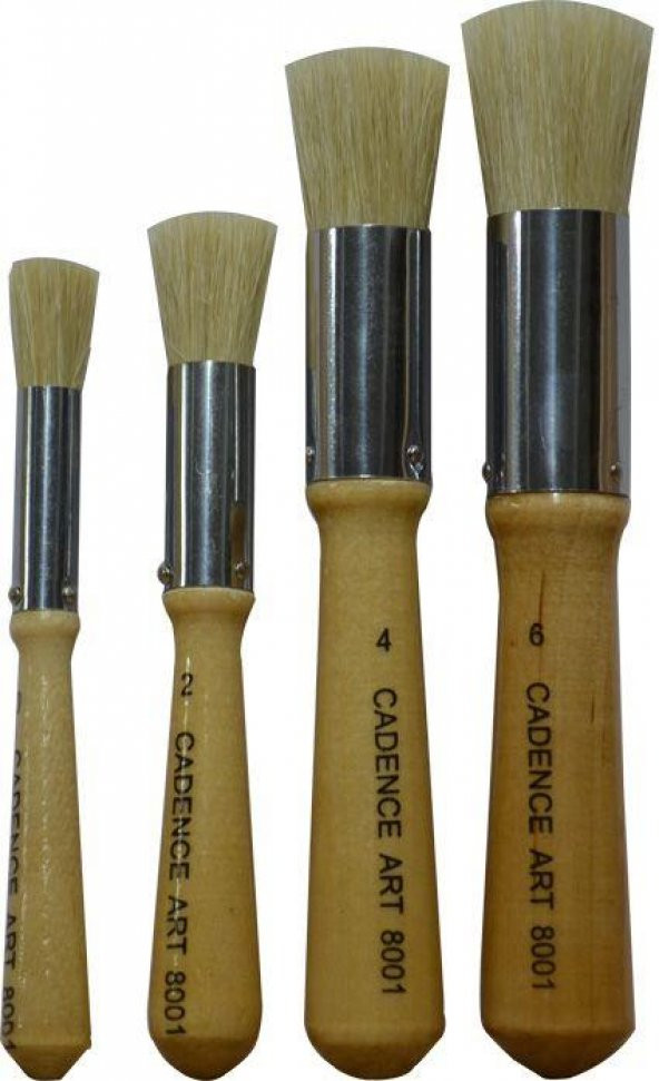 Cadence Ekstra Sert Stencil Fırça CA8001 No: 2 - 2