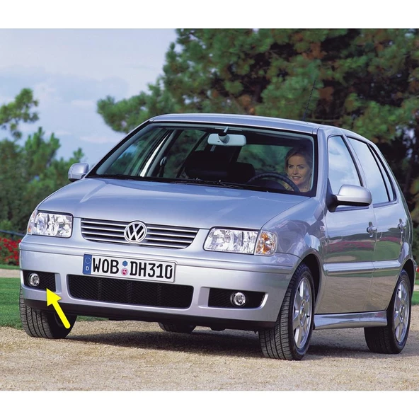 VW Polo HB 2000-2002 Ön Tampon Sağ Sis Farı Çerçevesi 6N0853666C