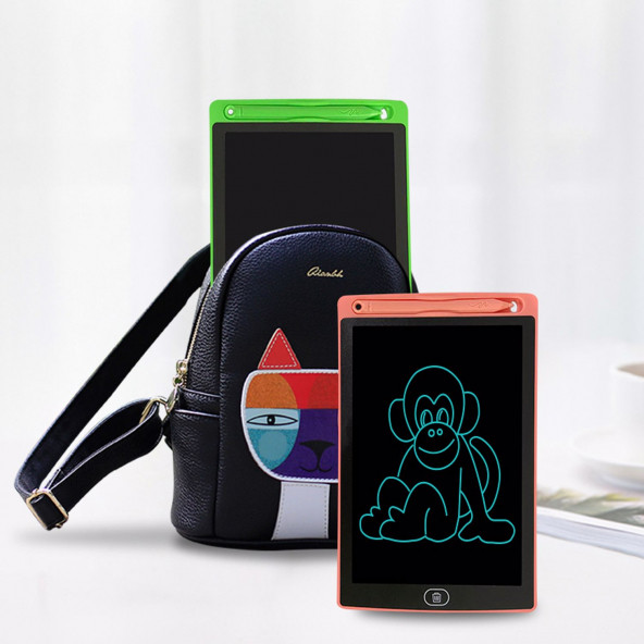 Dijital Kalemli Çizim Yazı Tahtası 8.5 İnç Grafik Not Yazma Eğitim Tableti - 2
