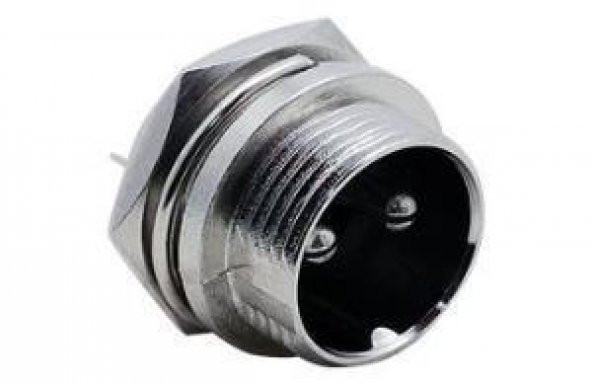 M16 2 Pin Konnektör Erkek+Dişi - 2