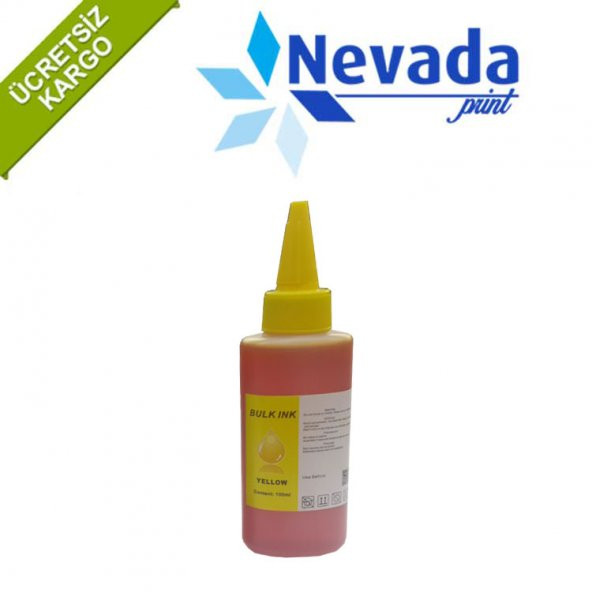 HP UYUMLU KARTUŞ MÜREKKEBİ SARI 100ML