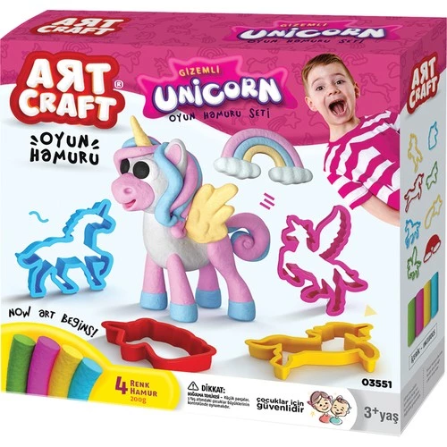 Art Craft Kutulu Unicorn Oyun Hamuru - 2