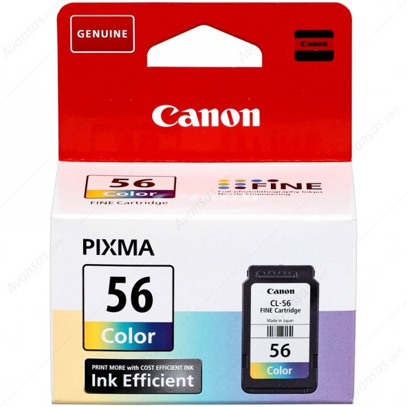 BİTMEYEN KARTUŞLU CANON CL-56 RENKLİ ORJİNAL KARTUŞ FATURALI