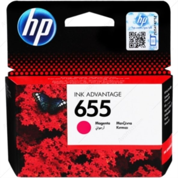 HP 655 KIRMIZI RENKLİ KARTUŞ ORJİNAL HP CZ111A