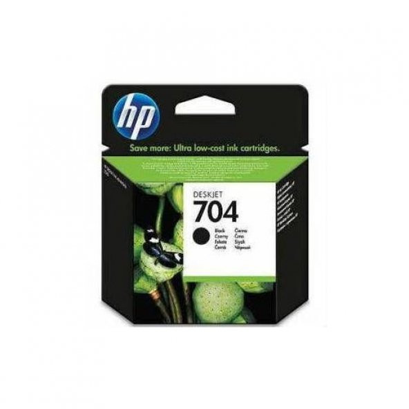 HP 704 KARTUŞ SİYAH (CN692AE) ORJ ÜCRETSİZ KARGO