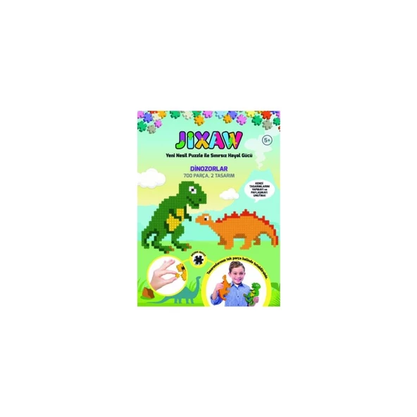 Jixaw Yeni Nesil Puzzle -Dinozorlar- 700 Parça 2 Tasarım - 2