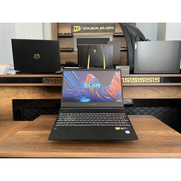 Casper Excalibur G770.9300-8EH0F İKİNCİ EL Intel Core i5 9300H 8GB 512GB SSD GTX1650 W10 15.6" FHD - 1