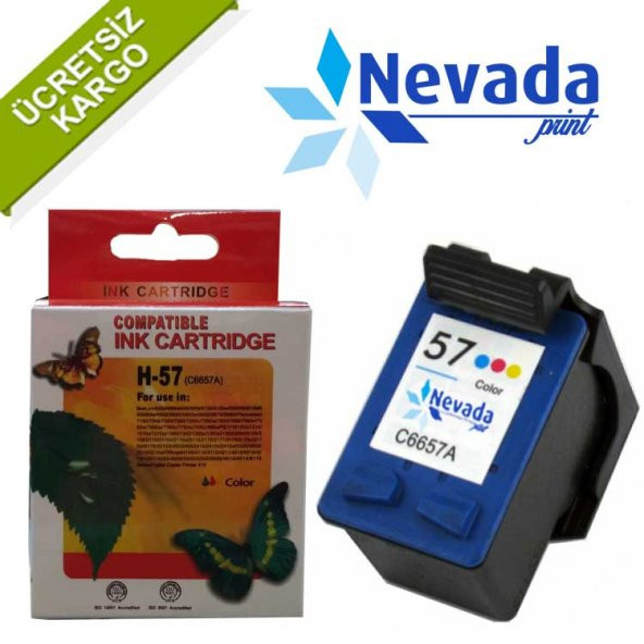 HP C6657A (57) RENKLİ MÜREKKEP KARTUŞ MUADİL