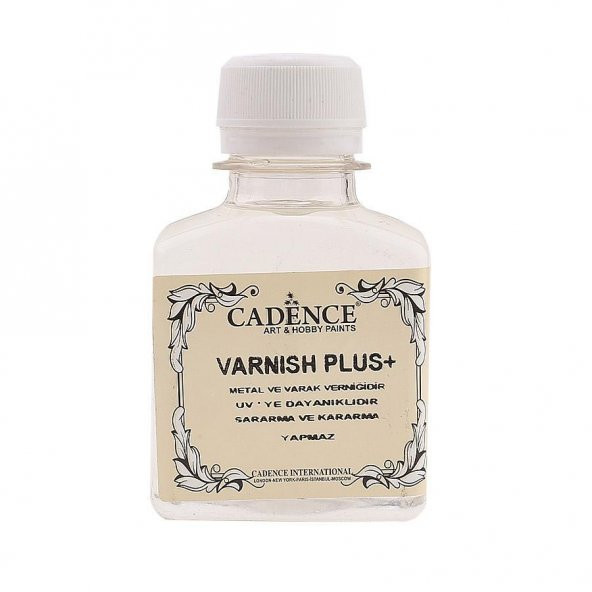 Cadence Varak Verniği 100ml (Zapon Vernik)