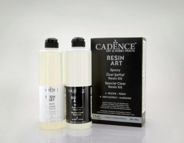 Cadence Resin Art Şeffaf Epoksi Reçine Set 500ml