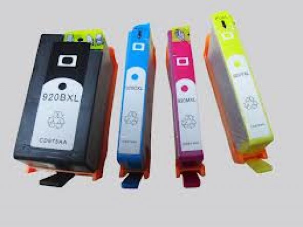 HP 920XL 1SET 4 RENK (SİYAH/MAVİ/SARI/KIRMIZI) ürün görseli
