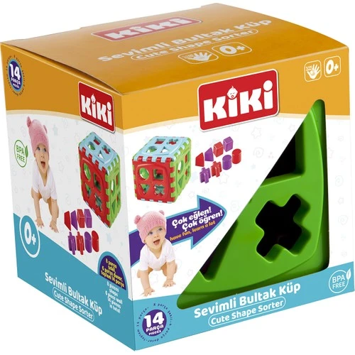 Kiki Sevimli Renkli But Tak Küp - Resim 3