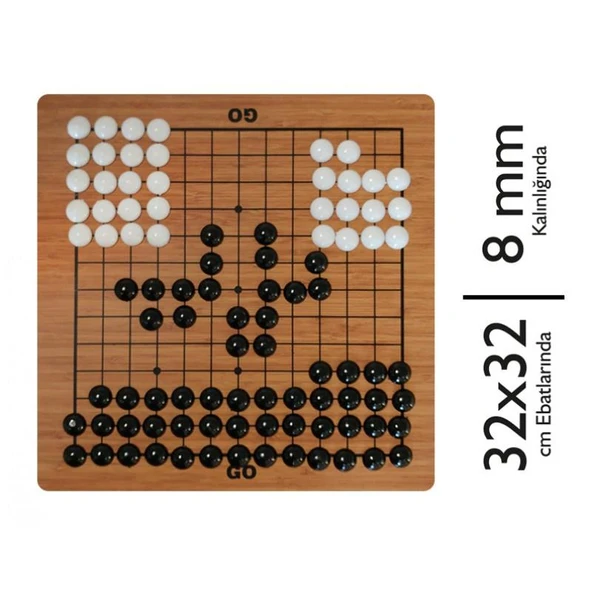 Redka Go Akıl Oyunu Ahşap Red Go 4000 Yıllık Strateji Oyunu - Resim 3