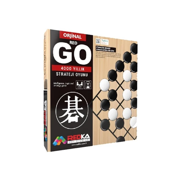 Redka Go Akıl Oyunu Ahşap Red Go 4000 Yıllık Strateji Oyunu ürün görseli 1