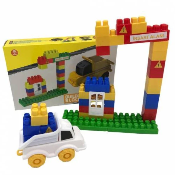 Lego 40 Parça İnşaat Yapı Blokları Seti Ant Blocks İnşaat Seti