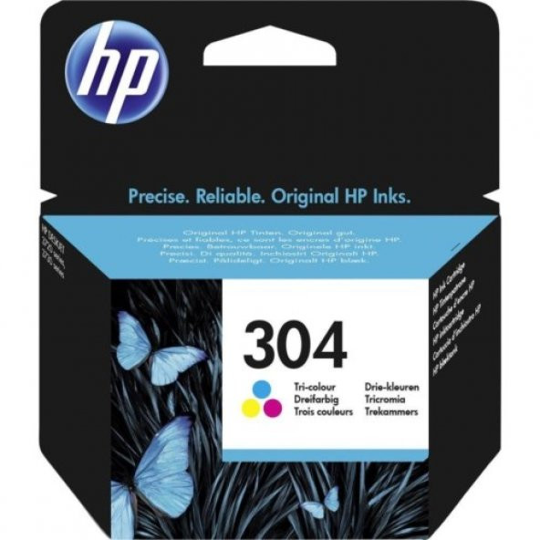 HP 304 Renkli Orjinal Kartuş Ücretsiz Kargo HP N9K05AE ürün görseli