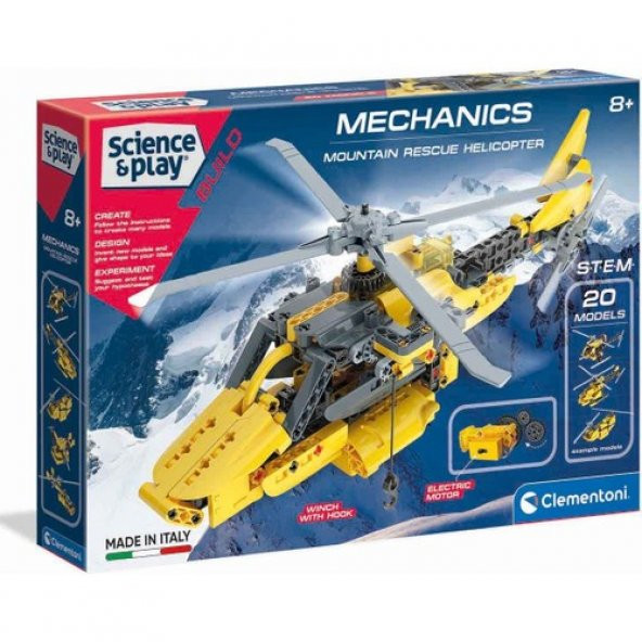 Clementoni 75063TR Kurtarma Helikopteri - Mekanik Laboratuarı +8