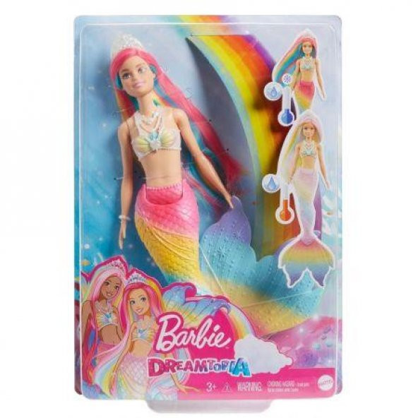 Barbie Dreamtopia Renk Değiştiren Sihirli Denizkızı GTF88 GTF89