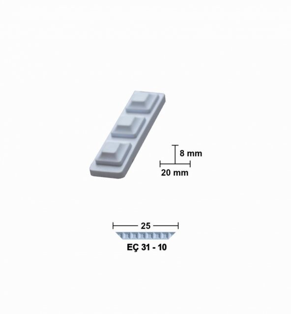 Bükülebilir Esnek Çıta 25cm EÇ-31-10