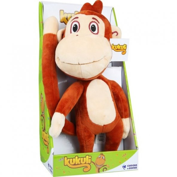 Kukuli Maymun Peluş Sesli 35 cm Peluş Kukuli - 2