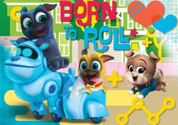 KS Games Puzzle 50 Parça Puppy Dog Pals Puzzle Lisanslı Ürün - 1