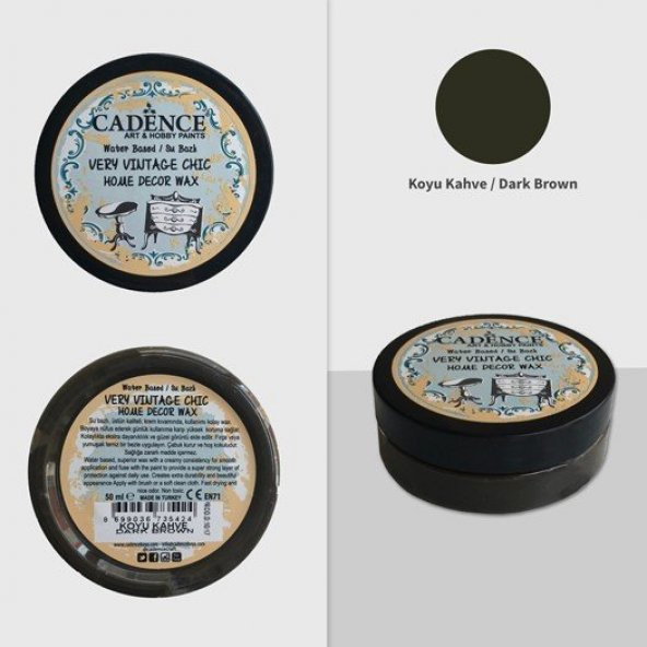 Cadence Home Decor Wax - Koyu Kahve