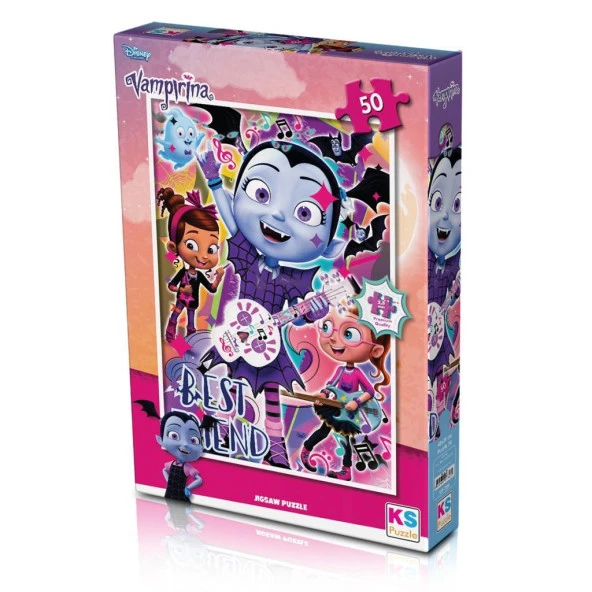 KS Games Puzzle 50 Parça Vampirina Puzzle Lisanslı Ürün