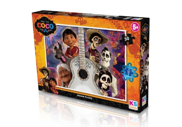 KS Games 50 Parça Puzzle Coco Lisanslı Ürün