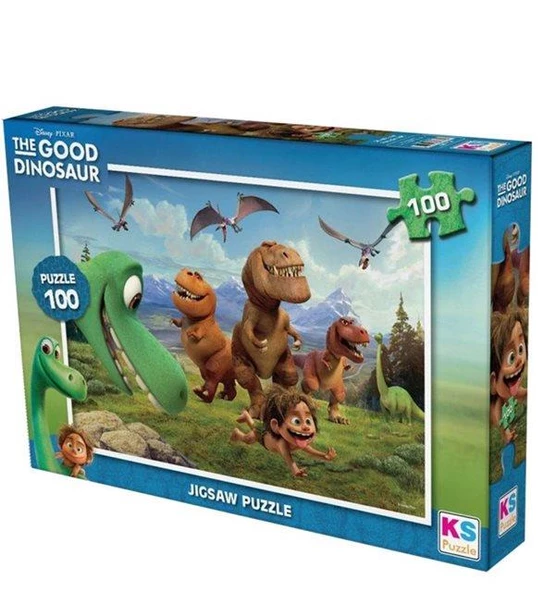 KS Games 100 Parça Puzzle The Good Dinasour Lisanslı Ürün