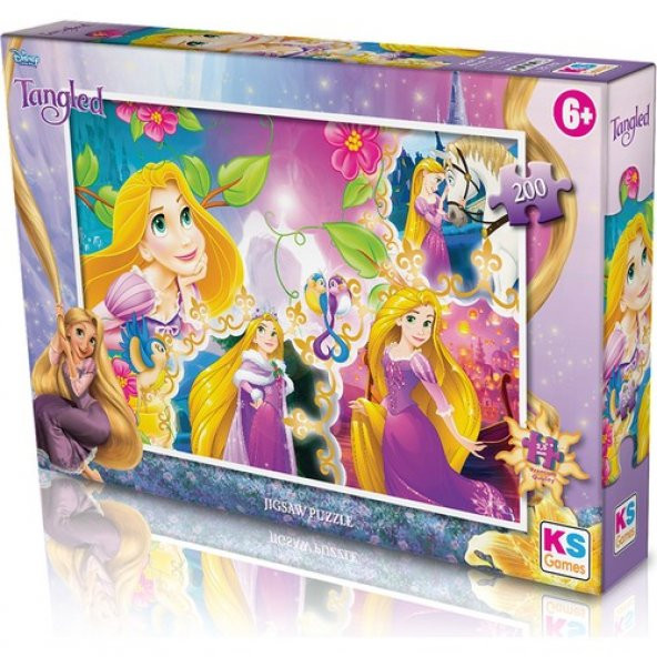 KS Games 200 Parça Puzzle Tangled Lisanslı Ürün