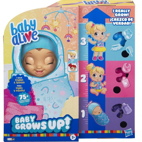 Baby Alive Büyüyen ve Konuşan Bebeğim E8199 Lisanslı Ürün - 3
