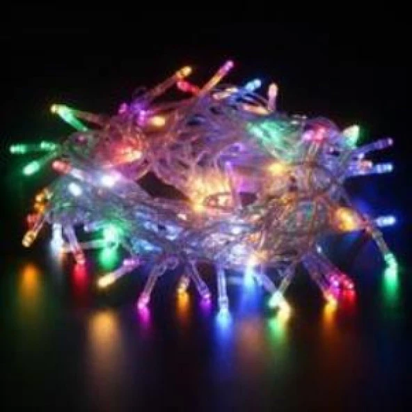 Parti Eklemeli Led Karışık Renk 100 Led - 2