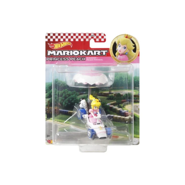 Mario Kart Planörlü Araçlar Princess Peach GVD30-GVD36 Lisanslı