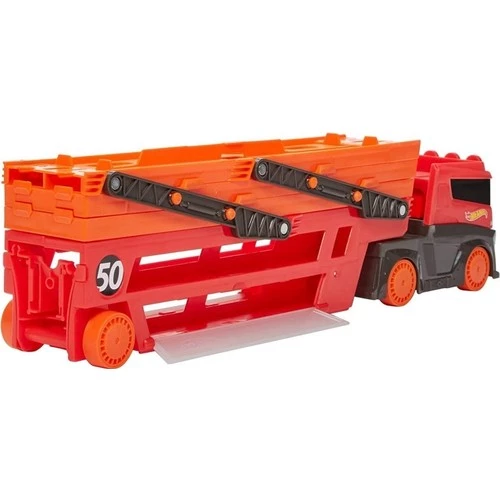 Hot Wheels Mega Tır Kırmızı/Turuncu GHR48 Lisanslı Ürün - Resim 4