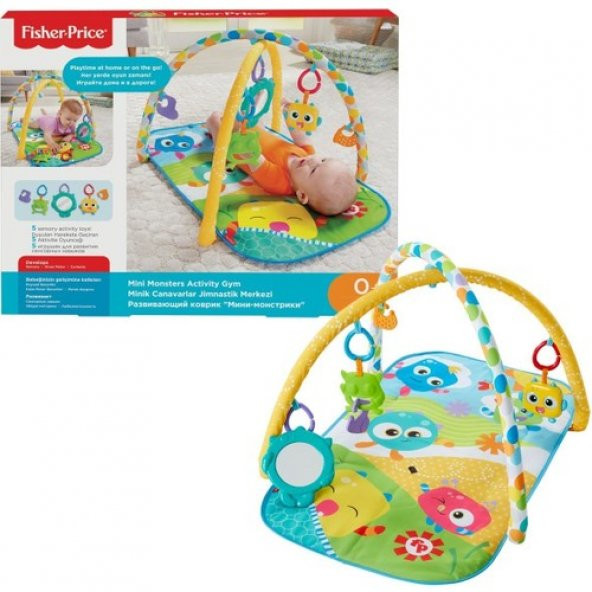 Fisher Price Mini Canavarlar Jimnastik Merkezi FNF23 Lisanslı Ürün