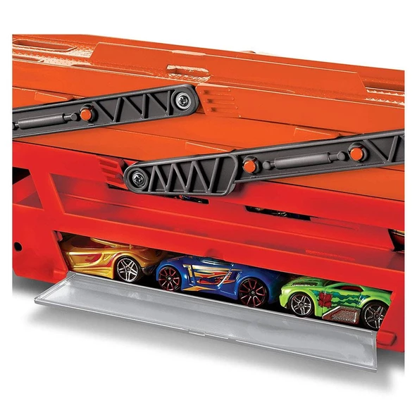 Hot Wheels Mega Tır Kırmızı/Turuncu GHR48 Lisanslı Ürün - Resim 5