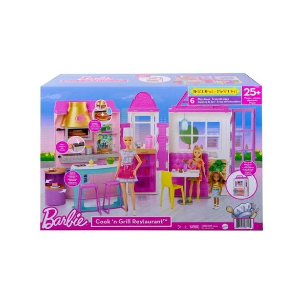 Barbie'nin Muhteşem Restoranı Oyun Seti GXY72  Lisanslı Ürün